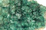 Green, Fluorescent, Cubic Fluorite Crystals - Madagascar #246157-1